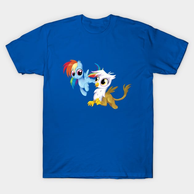 My Little Pony - Filly Rainbow Dash and Gilda T-Shirt by Kaiserin